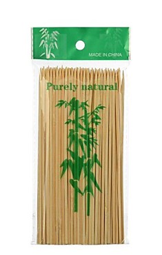 Шампуры для шашлыка 200мм бамбук 100шт/упак Китай