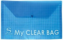 Папка-конверт на кнопке А5 My Clear Bag /12