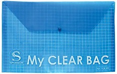 Папка-конверт на кнопке А5 My Clear Bag /12