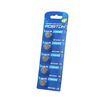 Батарейки Robiton standart R-AG13-0 LR44 357 A76 МЦ-1154 BL5