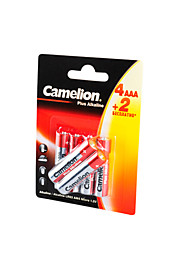 Батарейки Camelion Plus Alkaline LR3 4+2LR3-BP BL6