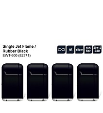 Зажигалки Pride EWT-600 Single Jet Flame/Rubber Black