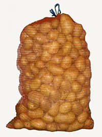 Сетка мешок с завязками 50х80см до 40кг красная /3000 Россия