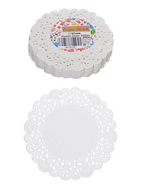 Салфетки для торта D10см белые /250 /2000