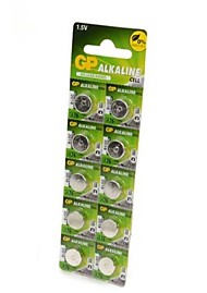 Батарейки GP Alkaline cell A76-2C10 AG13 BL10 Китай