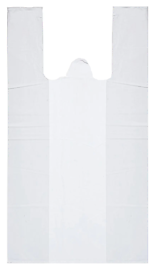 Майка пакет 42х70см белая 14мкм Т 100/1000