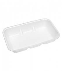 Подложка 225х135х40мм Т40 белая ВСП Кинпак /250/1 Россия