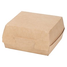 Коробка для гамбургеров 120 х 120 х 60мм 1400мл BURGER M цвет Крафт OSQ 